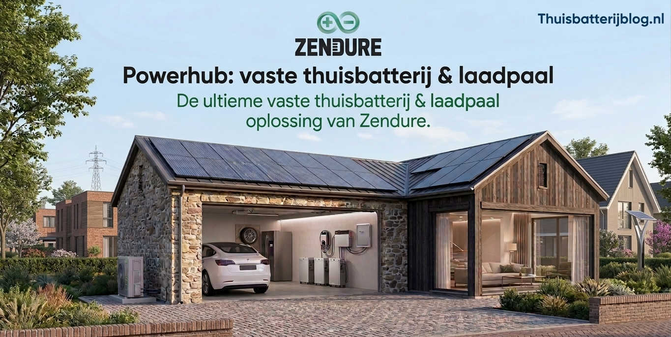 Zendure lanceert de eerste vaste thuisbatterij met PowerHub